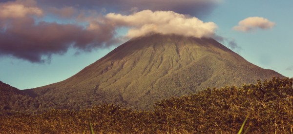 Scenic Arenal volcano in Costa Rica, Central America