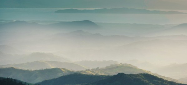 Beautiful mountains landscape in Costa Rica, Central America