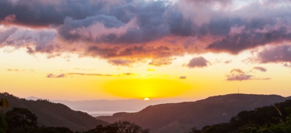 Beautiful mountains landscape in Costa Rica, Central America