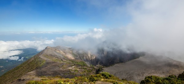 Hike to Irazu Volcano in Central America. Costa Rica