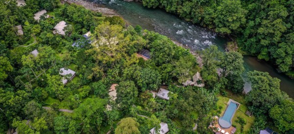 Costa Rica - Pacuare Lodge - Blick von oben