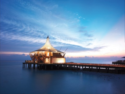 Baros Maldives - abends restaurant