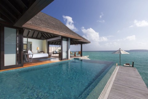 Anantara Kihavah Villas - privater pool