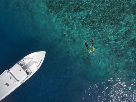 Cheval Blanc Randheli - Boot mit Meer