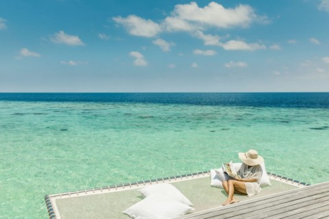 Como Maalifushi - pool mit blick