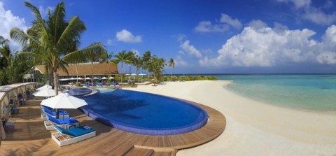 Niyama Private Islands - villa mit pool am strand