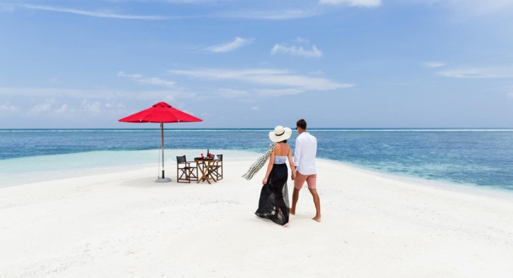 Niyama Private Islands - eigener strand