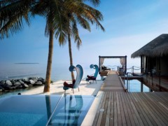 Velaa Private Island - pool mit blick