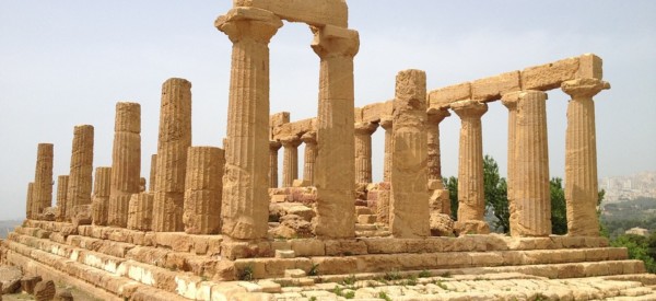 Italy Agrigento Valle Dei Templi Temple Sicily