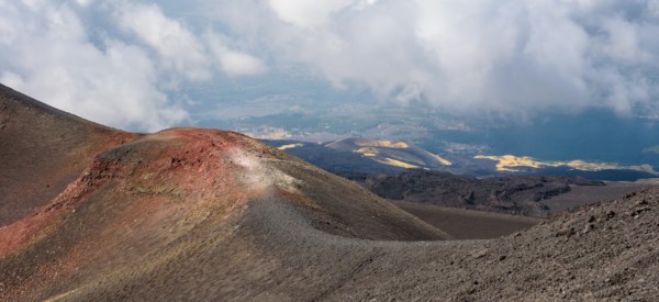 Beautiful landscape of Mount Etna, Sicily, Italy