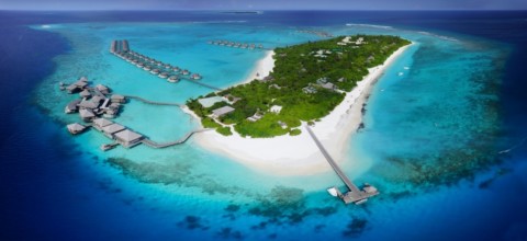 Six Senses Laamu - von oben