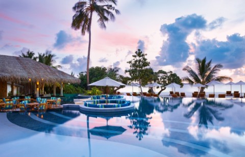 Six Senses Laamu - großer pool