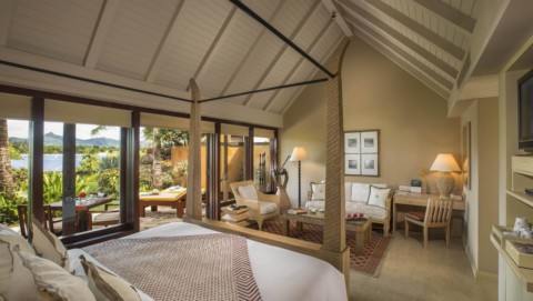 The Oberoi Mauritius - schlafzimmer mit fenster