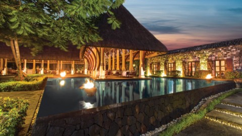 The Oberoi Mauritius - pool bei nacht