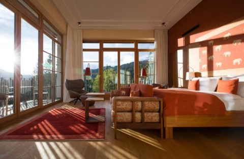 Schloss Elmau - Zimmer mit Sonne