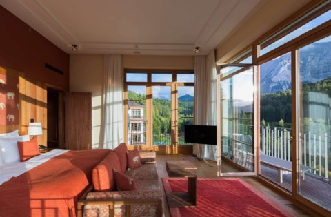 Schloss Elmau - Zimmer mit Blick