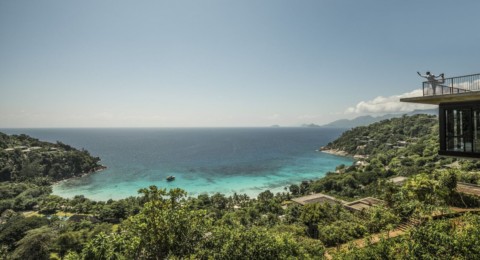 Four Seasons Resort Mahé Seychelles - von oben