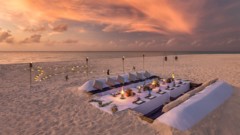 Hurawalhi Island Resort - picknick am strand