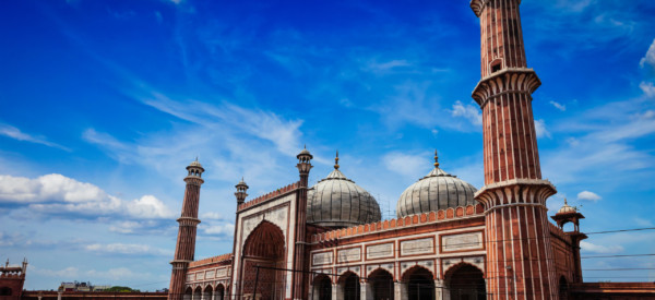 Jama Masjid - largest muslim mosque in India. Delhi, India