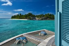 Raffles Maldives Meradhoo - wasservilla Außblick