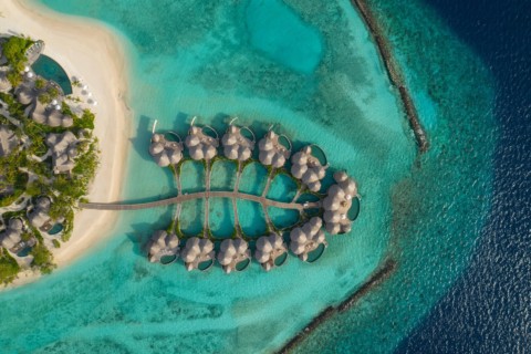 Nautilus Maldives - von oben