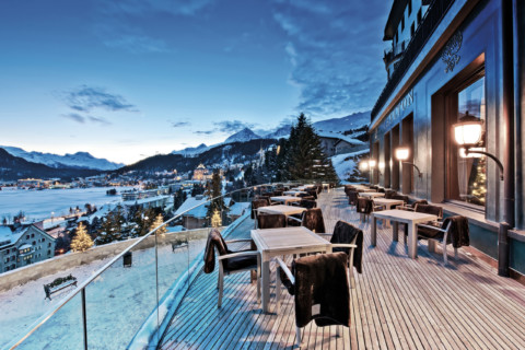 Carlton Hotel St. Moritz - Terasse