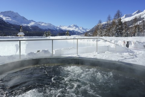 Das Suvretta House - Pool Winter