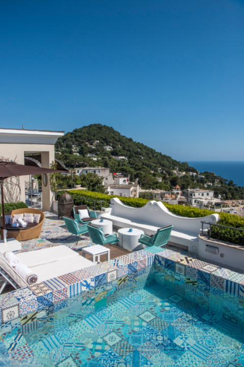 Capri Tiberio Palace - privater pool