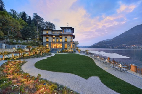 Mandarin Oriental, Lago di Como - terrasse am see