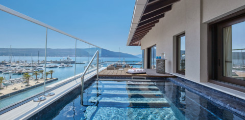 Regent Porto Montenegro - privater pool