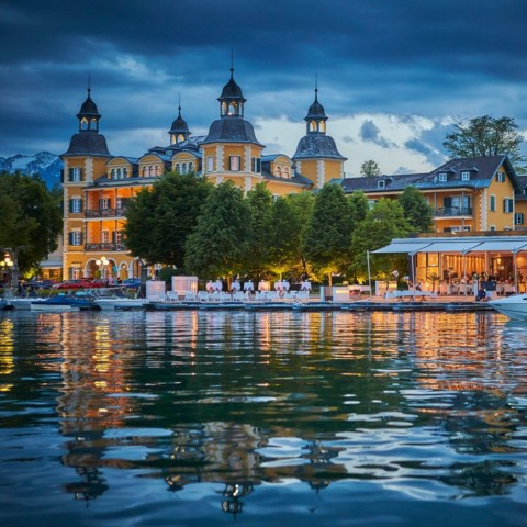 Falkensteiner Schlosshotel Velden - vom see aus