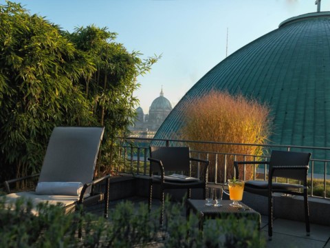 Hotel de Rome - dach terrasse
