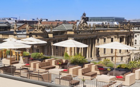 Hotel de Rome - dachterrasse