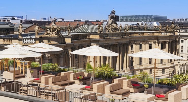 Hotel de Rome - dachterrasse