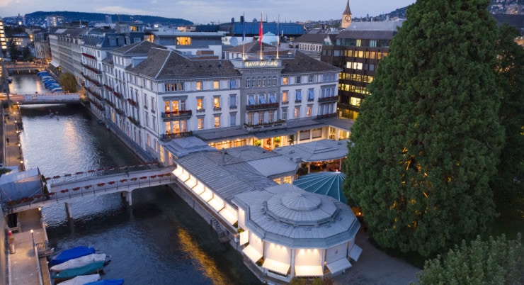 Hotel Baur au Lac - von außen