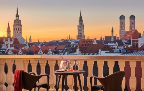 Mandarin Oriental, München - rooftop außsciht