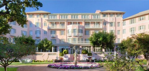 Belmond Mount Nelson Hotel - außen pink