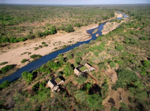 Lion Sands Ivory Lodge - von oben