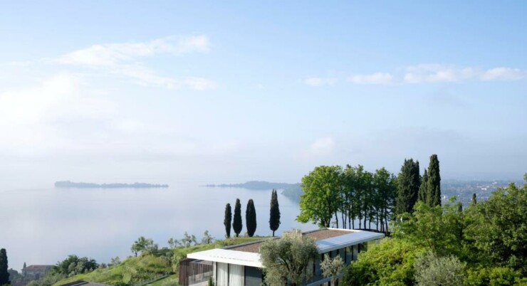 Villa Eden Gardone - Blick auf den See