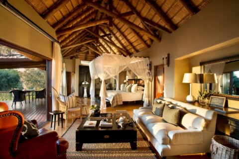 Lion Sands Tinga Lodge - Wohnzimmer