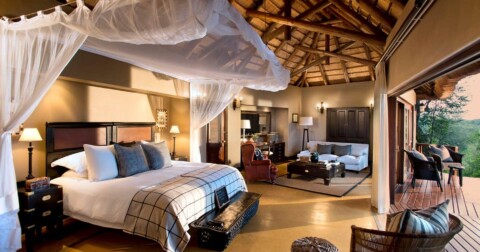 Lion Sands Tinga Lodge - Schlafzimmer